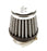 K&N Universal Chrome Filter 1 3/8 inch FLG / 2 1/2 inch Base / 2 inch Top / 2 1/4 inch Height