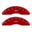 MGP 4 Caliper Covers Engraved Front & Rear MGP Red finish silver ch